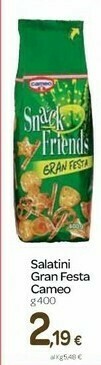 Carrefour Cameo Snack Friends Gran Festa 400 G(ml) offerta