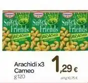 Carrefour Cameo Snack Friends Arachidi 120 G(ml) offerta