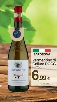 Carrefour Giocantinu - Vermentino Di Gallura 750 G(ml) offerta