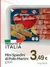 Carrefour Martini Mini Spiedini Di Pollo offerta