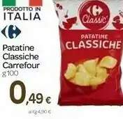 Carrefour Carrefour - Patatine Classiche 100 G(ml) offerta