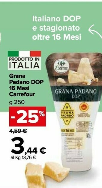 Carrefour Grana Padano Formaggio offerta