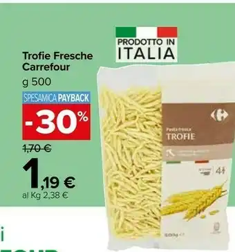 Carrefour Carrefour Trofie Fresche offerta
