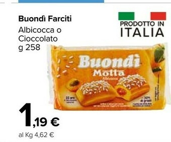 Carrefour Motta Buondì Cioccolato offerta