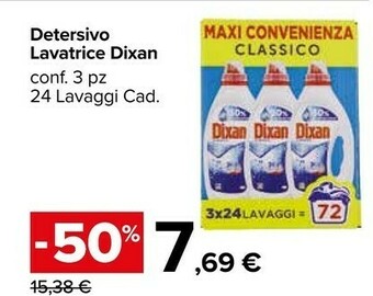 Dixan Detersivo Lavatrice
