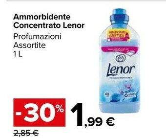 Carrefour Lenor Ammorbidente Concentrato offerta