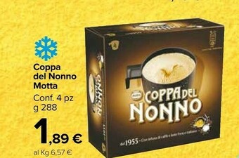 Carrefour Motta Coppa Del Nonno Classica 288 G(ml) offerta
