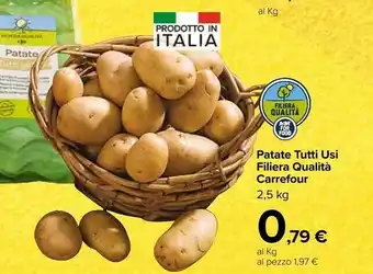 Carrefour Carrefour Patate Tutti Usi Filiera Qualità offerta