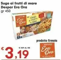 Despar Despar Sugo Ai Frutti Di Mare offerta