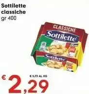 Despar Mondelez - Sottilette Le Originali Classiche 400 G(ml) offerta