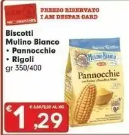 Despar Mulino Bianco Pannocchie 350 G(ml) offerta