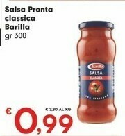 Despar Barilla Salsa Pronta Classica offerta