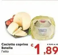 Despar Despar Botalla Caciotta Caprina offerta