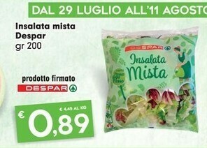 Despar Despar Insalata Mista offerta