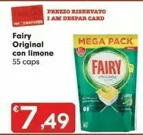 Despar Fairy Original Con Limone offerta