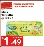 Despar Valfrutta Mais offerta