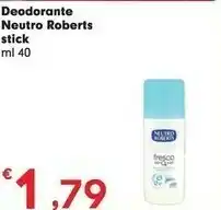 Despar Neutro Roberts Deodorante Stick 40 Ml offerta