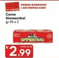 Despar Simmenthal Carne offerta