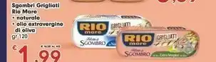 Despar Rio Mare Filetti Di Sgombro Grigliati All'Olio Extravergine D'Oliva 120 G(ml) offerta