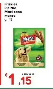 Despar Purina Friskles Pic Nic Maxi Cane Manzo offerta
