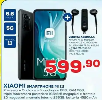 Euronics Xiaomi Smartphone Mi 11i offerta