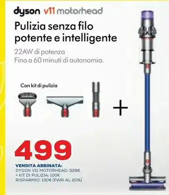 Euronics Dyson V11 Motorhead offerta