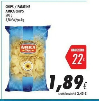Coop Amica chips Patatine offerta