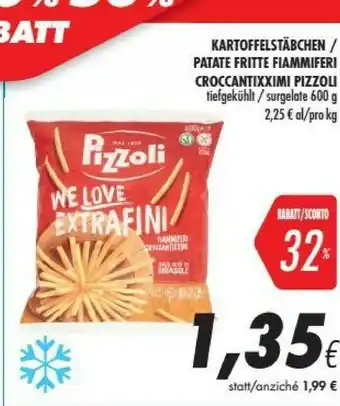 Coop Pizzoli Kartoffelstàbchen / Patate Fritte Fiammiferi Croccantixximi offerta