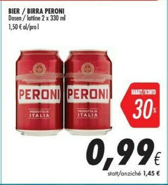 Coop Peroni Birra offerta
