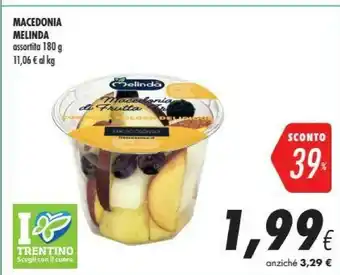 Coop Melinda Macedonia Di Frutta Tropicali 180g offerta
