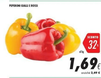 Coop Peperoni Gialli E Rossi offerta