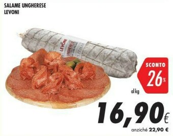 Coop Levoni Salame Ungherese offerta