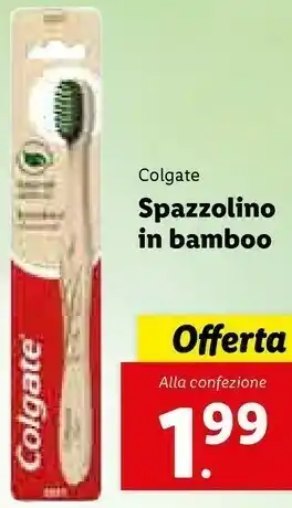 Lidl Colgate Spazzolino In Bamboo offerta