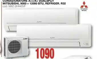 Mondo Brico Mitsubishi Electric MXZ-2HA40VF Condizionatore Fisso Condizionatore Unità Esterna Bianco offerta