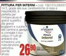 Mondo Brico Lo Specialista Pittura Per Interni offerta