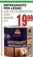 Mondo Brico Impregnante Per Legno Cod 801068982988 offerta