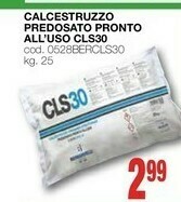 Mondo Brico Calcestruzzo Predosato Pronto All'uso Cls30 offerta
