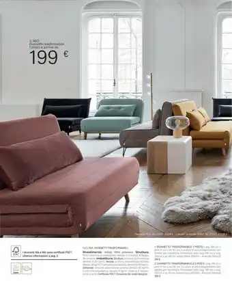 Maisons du Monde Nio Divanetto Trasformabile 1 Posto A Partire Da offerta