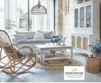 Maisons du Monde Anaelle Divano 3/4 Posti offerta