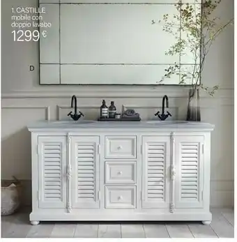 Maisons du Monde Castille Mobile Con Doppio Lavabo offerta