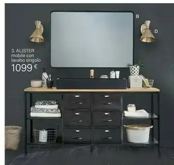 Maisons du Monde Alister Mobile Con Lavabo Singolo offerta