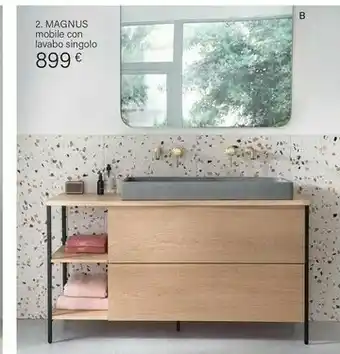Maisons du Monde Magnus Mobile Con Lavabo Singolo offerta
