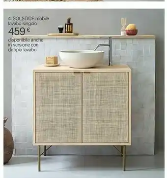 Maisons du Monde Solstice Mobile Lavabo Singolo offerta