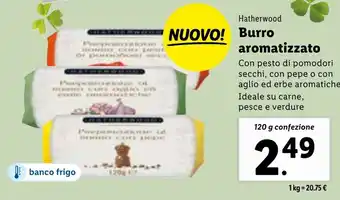 Lidl Hatherwood Burro aromatizzato 120 g confezione offerta