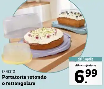 Ernesto Portatorta rotondo e rettangolare