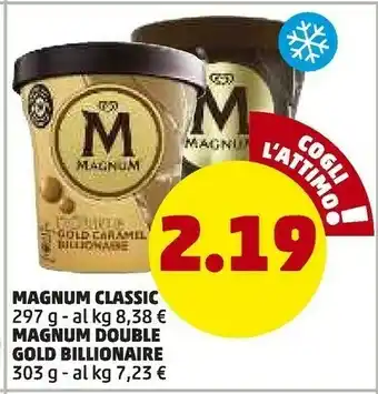 PENNY Algida Magnum Classic Vanilla Ice Cream And Chocolate 297 G(ml) offerta