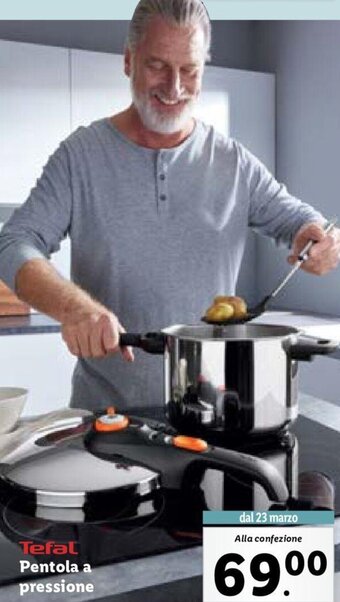 Lidl Tefal Pentola a pressione offerta
