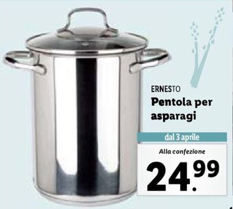 Lidl Ernesto Pentola per asparagi offerta