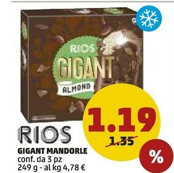 PENNY Rios Gigant Mandorle offerta