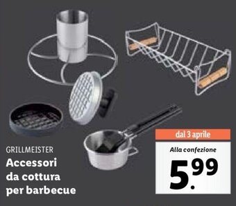 Lidl Grillmeister Accessori da cottura per barbecue offerta